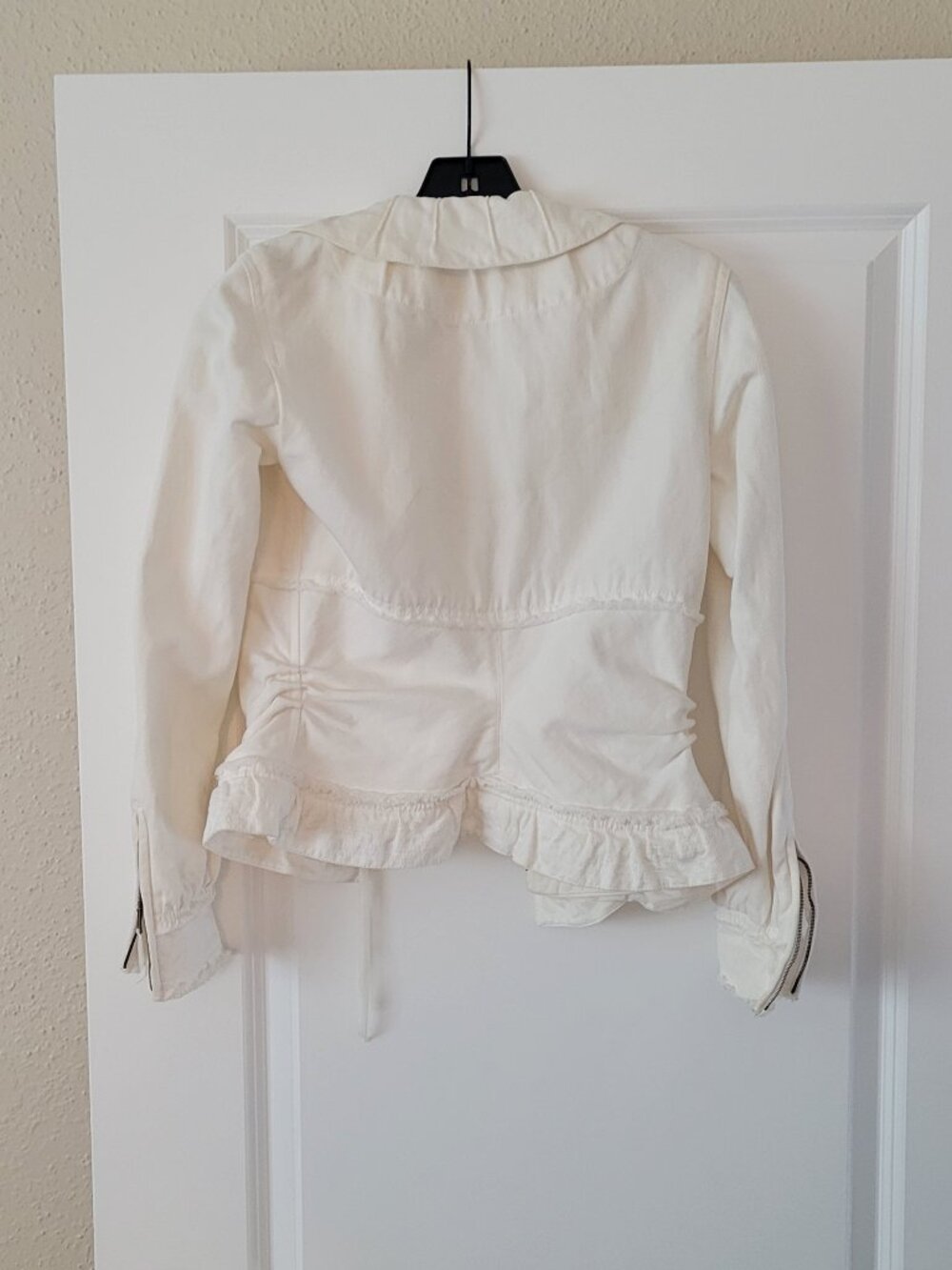Louis Vuitton White Women's Zip-Front Jacket - Picture 2 of 5